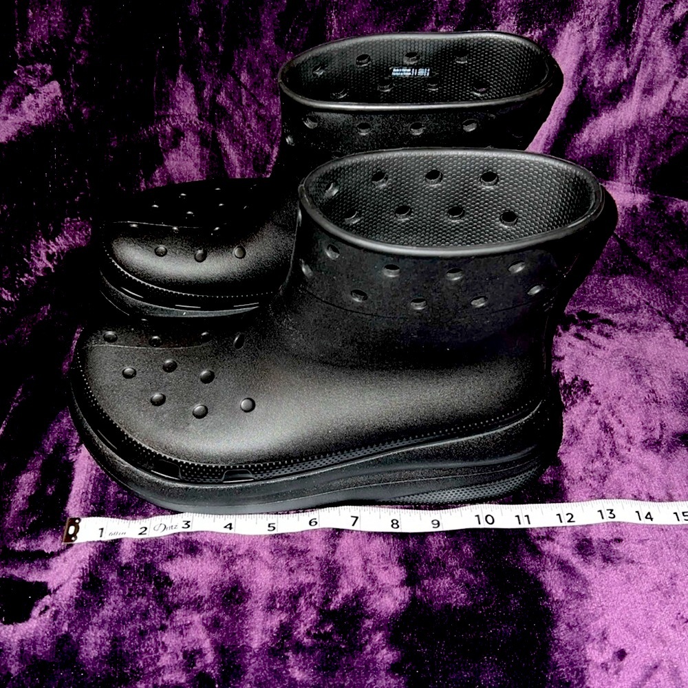 CROCS RAIN BOOTS ADULT CLASSIC MEN’S 9  WOMEN’S 11 - Picture 7 of 7